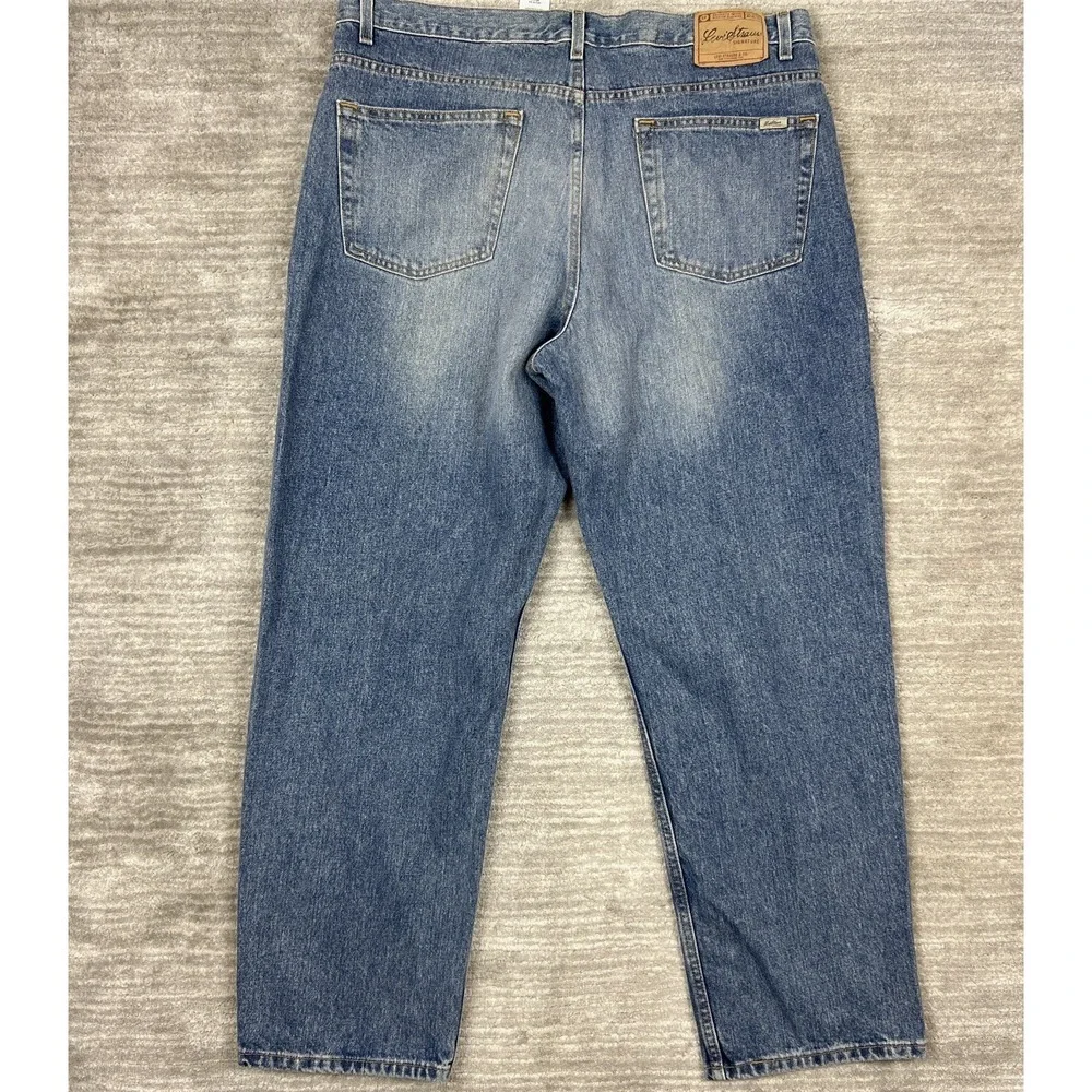 Levi Strauss‎ Mens Jeans 42x32 Blue Denim Signature Relaxed Fit Casual
